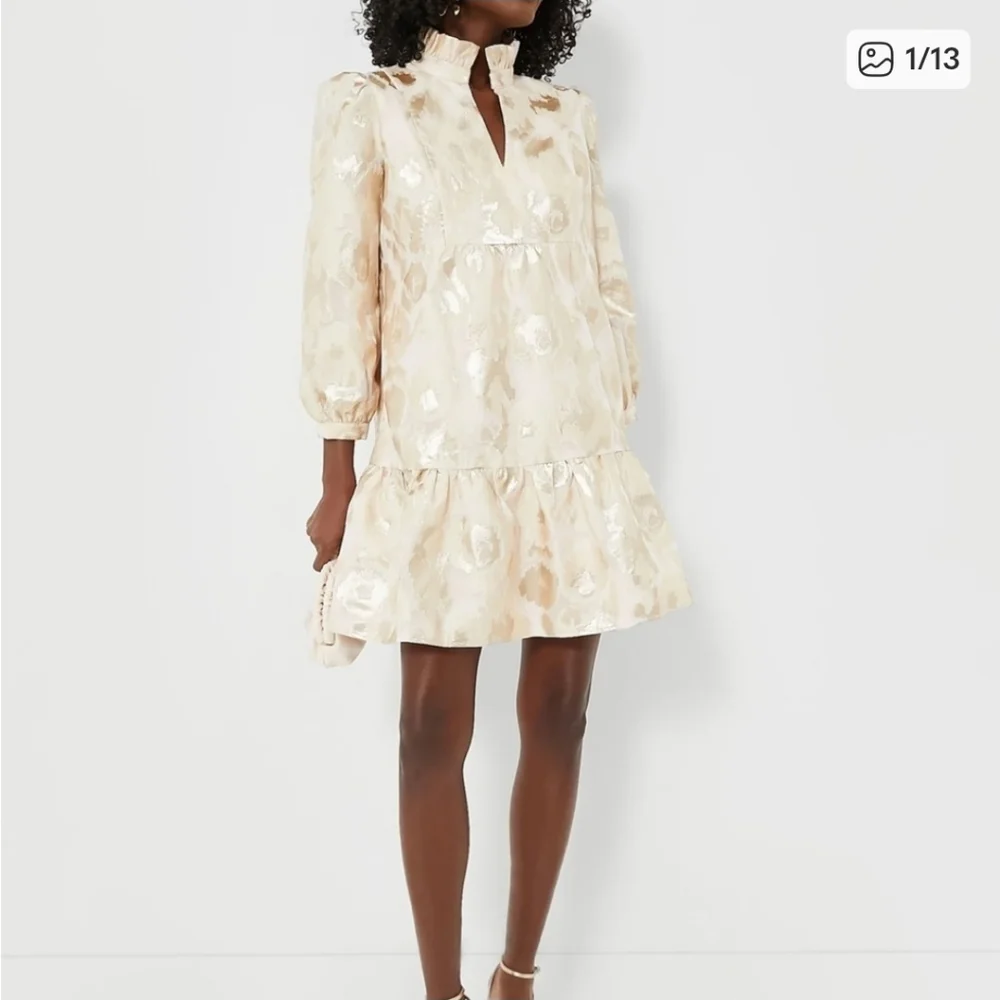 Tuckernuck Tan/Cream Coupe Palmerston Mini Dress Numerous Sizes - Picture 11 of 12